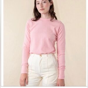 Big Bud Press Pink Honeycomb Long Sleeve Tee, small